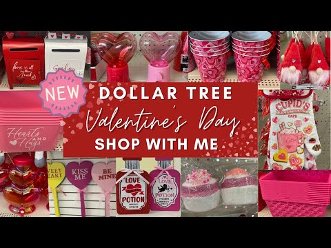 Dollar Tree VALENTINES 2025 | Dollar Tree Valentines New Finds | New Decor & DIY Shop With Me 💕