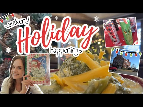 🎄Slow Cooker Broccoli Cheddar Soup, Homemade Decorations, & the Town Christmas Market🎄