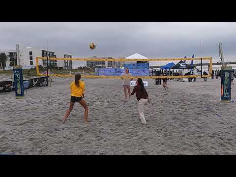 Super Girl Beach Volleyball JAX BEACH - Girls 18U - Liao/Stewart vs Genest/Schrock - Set 1