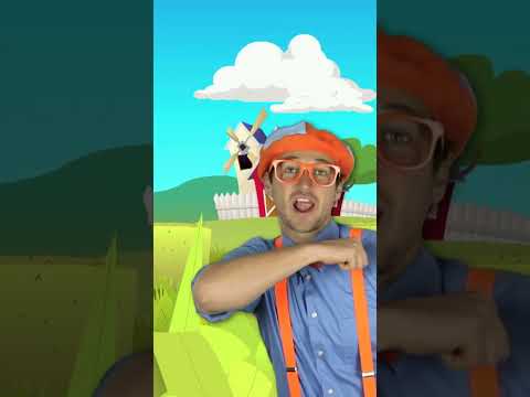 🌾 Sing Along with Blippi: Tractors Are Fun, Tractors Work Hard! 🎤🚜 #Tractorsong #Blippi