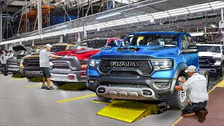 Inside Billion $ Factory Producing Massive Dodge RAM Trucks From Scratch - Production Line