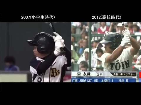 プロ野球 フォームが変わらない森友哉さん