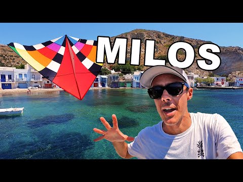 Kite Aerial Photography CRASH on Milos island, Greece