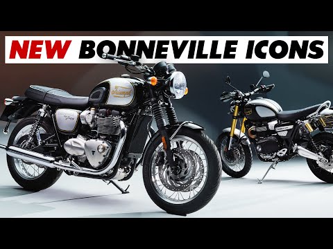 New 2025 Triumph Bonneville Icon Editions Announced! (T100, T120, Scramblers, Bobber & More)