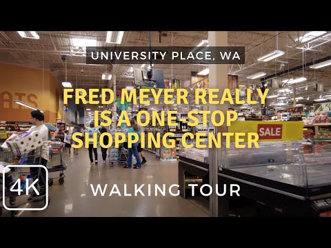 Inside This Huge Fred Meyer at University Place, WA | 4K Walking Tour, 2024