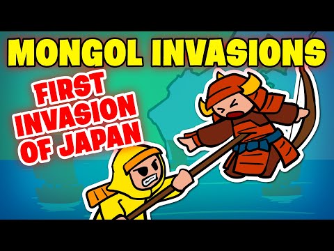 The FIRST Mongol Invasion of Japan | History of Japan 75