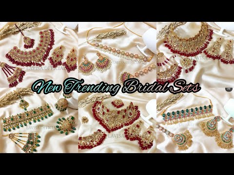 New trending bridal sets | bridal jewelry | bridal fashion #bridaljewellery #bridalwear