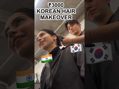 Korean Hair Makeover 🇰🇷 #Korea #trending