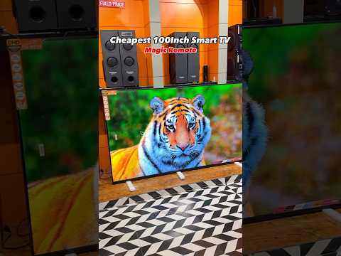 Cheapest 100 Inch Smart TV🤯😍 #smarttv #besttv #32inchtv #43inchtv #ytshorts #shorts