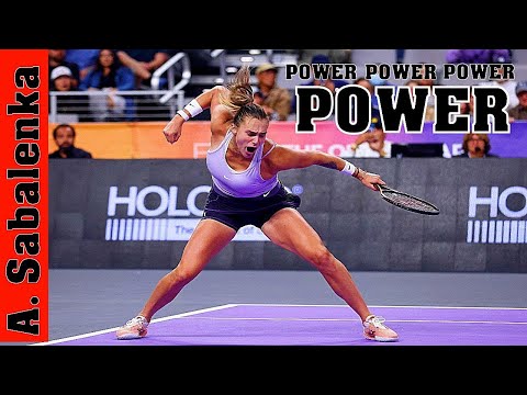 Aryna Sabalenka 💖 BRUTAL POWER.