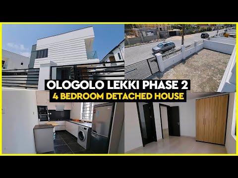 LAGOS NIGERIA | LEKKI | HOUSE FOR SALE IN OLOGOLO LEKKI PHASE 2 | 4 BEDROOM HOUSE TOUR