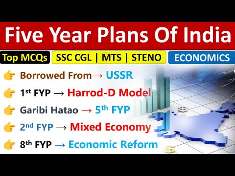 FIVE YEAR PLANS | ECONOMICS FOR SSC CGL | MTS 2024 | INDOLOGUS |