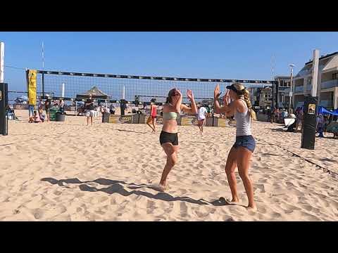 2022 AVPJunior Nationals - Girls 18U Silver Bracket - Crenshaw/Zuffelato vs Edwards/Schrock Set 2