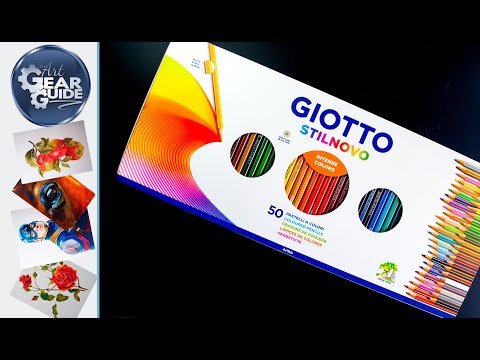 Giotto Stilnovo Colored Pencil Review, 50 Set Giotto Stilnovo Coloured Pencil Set