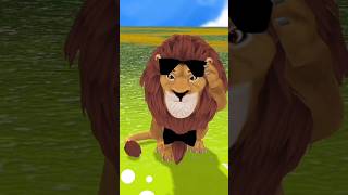 शेर और शेरनी की कहानी🤣 | प्यार की कहानी | Jungle story #shorts #comedy #funny #cartoon #animals