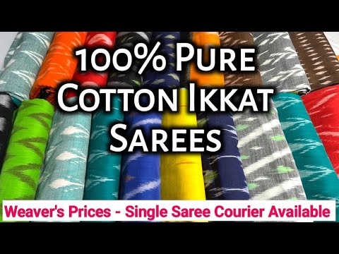 Ikkat pochampally cotton sarees with price  - Handloom ikkat cotton sarees | sarees order online