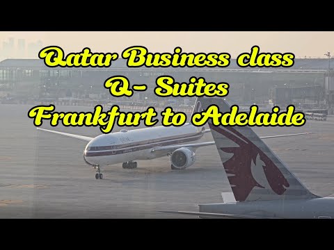 Qatar Business Class Q-Suites: Frankfurt to Adelaide Flight Review