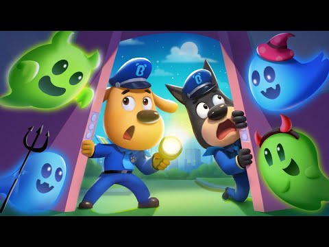 Strange Sound on Halloween 🎃👻 | Safety Tips | Sheriff Labrador | Kids Cartoons | BabyBus TV