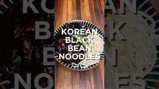 Korean black bean noodles: savory, rich, and irresistibly comforting! #shorts #food #recipe #cooking