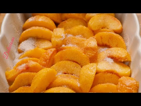 Best and Easy Peach Cobbler! Delicious!