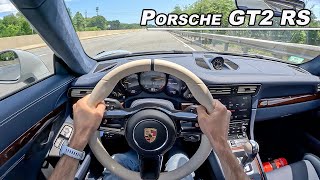 Porsche GT2 RS - Driving The 700hp RWD German Super Car (POV Binaural Audio)