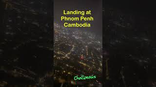 Now, #landing!  #thankyou  ​@PhilippineAirlinesTV for the great #flight #travelvlog #phnompenh