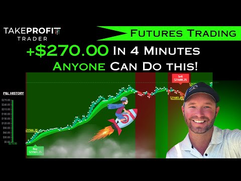 🔴LIVE $270 Profit In 4 Minutes Trading NQ Futures [ This Is How] ]