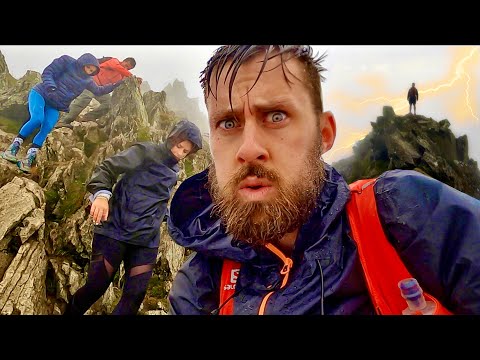 The most dangerous route up Helvellyn - Striding Edge