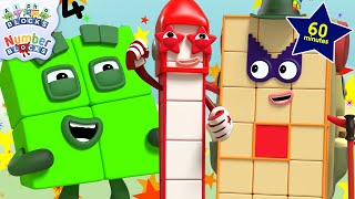 60 Mins of Maths Fun! | Counting for kids | @Numberblocks