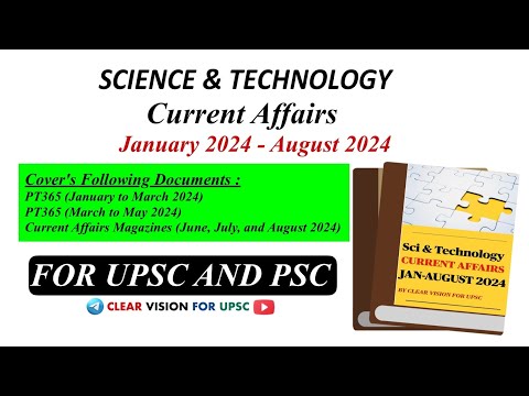 Mind Hack Science & Technology Current Affairs (Jan-Aug 2024) for UPSC