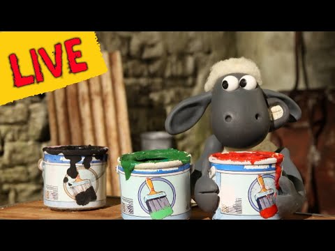 🔴 LIVE: Shaun, o Carneiro SHAUN THE SHEEP - Desenhos animados para crianças 24 horas por dia