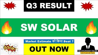 Sw Solar Q3 Results 2025 | Sw Solar Results Today | Sw Solar Share Latest News | Swsolar Results