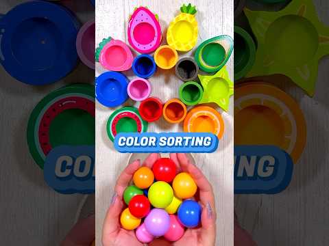 Color Sorting for Toddlers | Educational Videos for Kids #shorts