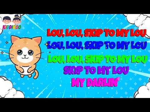 Skip To My Lou Video For Kids - Kiddikoo Nursery Rhymes & Kids Songs  - Skip to My lou Poem for kids