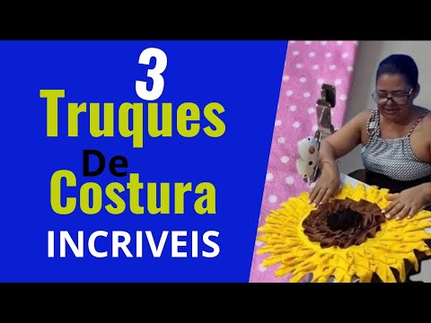 3 Truques e Dicas de Costura com Tecidos para utilizar em sua máquina de costura #sewing