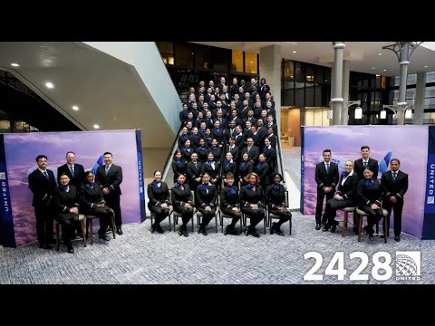 UNITED Class 2428 Flight Attendant Graduation