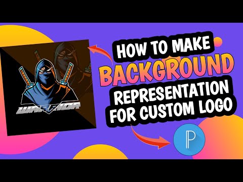 How To Make Background Representation For Custom Logo | Using Pixelab |