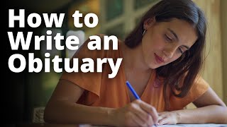 How to Write an Obituary