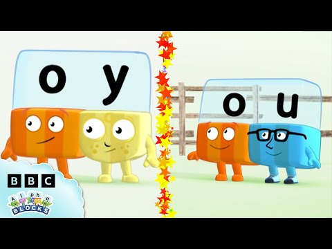 Long Vowel Sounds - OY & OU! 📚 | Phonics for Kids - Learn to Read 🔤 | Alphablocks