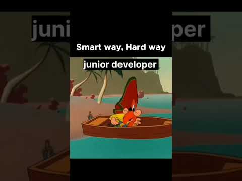 Senior programmers vs junior developers #shorts