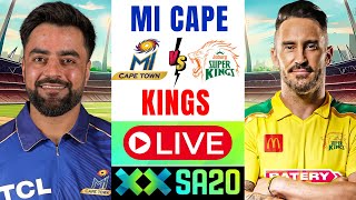 SA20 League live - Joburg Super Kings vs MI Cape Town Live | SA20 live match | SA20 2025 live