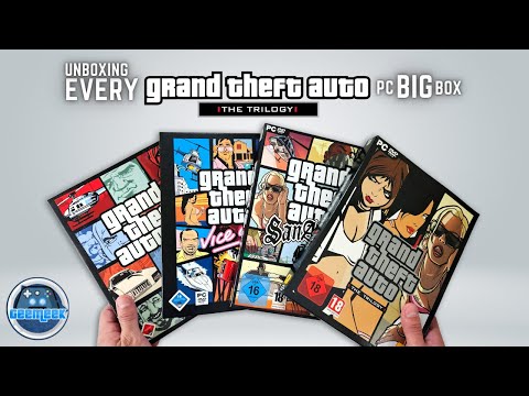 Every Grand Theft Auto The Trilogy PC Big Box Game