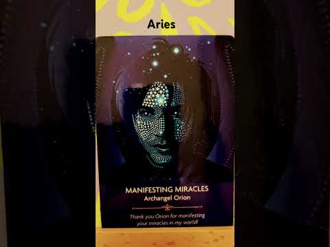 Aries / You are blessed to receive this very special Angel card #angelcards #aries