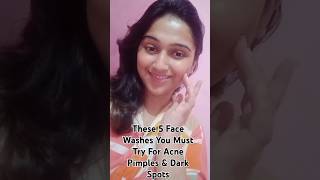 5 Best Face Wash for Acne Pimples & Dark Spots #pimplefreeface #acnefree #facewash #bestfacewash