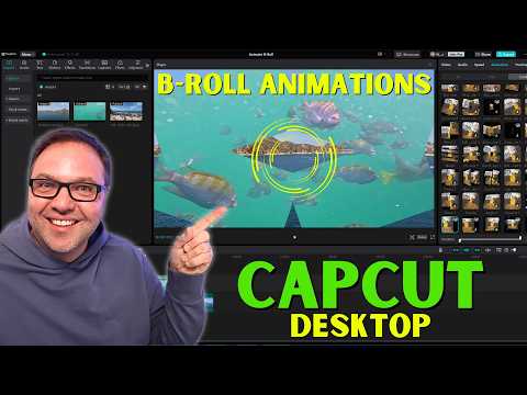 How to Animate B-Roll in Capcut for PC (Photos & Video Animations)