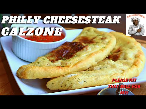 CHEESE STEAK CALZONE | HOW TO MAKE PHILLY CHEESE STEAK CALZONE HOMEMADE VIDEO RECIPE