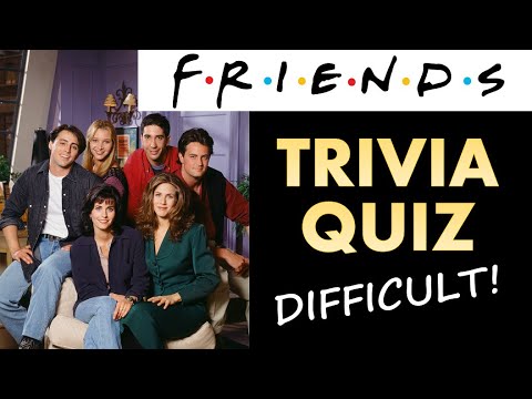 Friends Trivia Quiz - 20 Questions - Fun Challenge for Fans of the Iconic TV Show from the 90s!