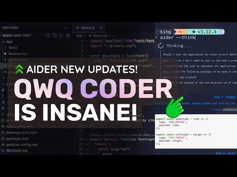 Aider + QwQ + Qwen 2.5 Coder : This is THE CRAZIEST LOCAL SETUP FOR AIDER! (w/ Free APIs)