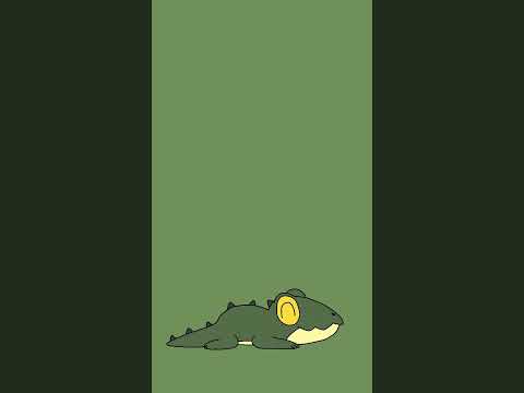 Baby alligator sings #flipaclip #animation #alligator