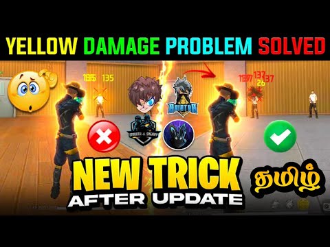 HOW TO CHANGE YELLOW DAMAGE TO RED DAMAGE IN FREE FIRE | YELLOW DAMAGE PROBLEM FF SETTING OB41 TAMIL